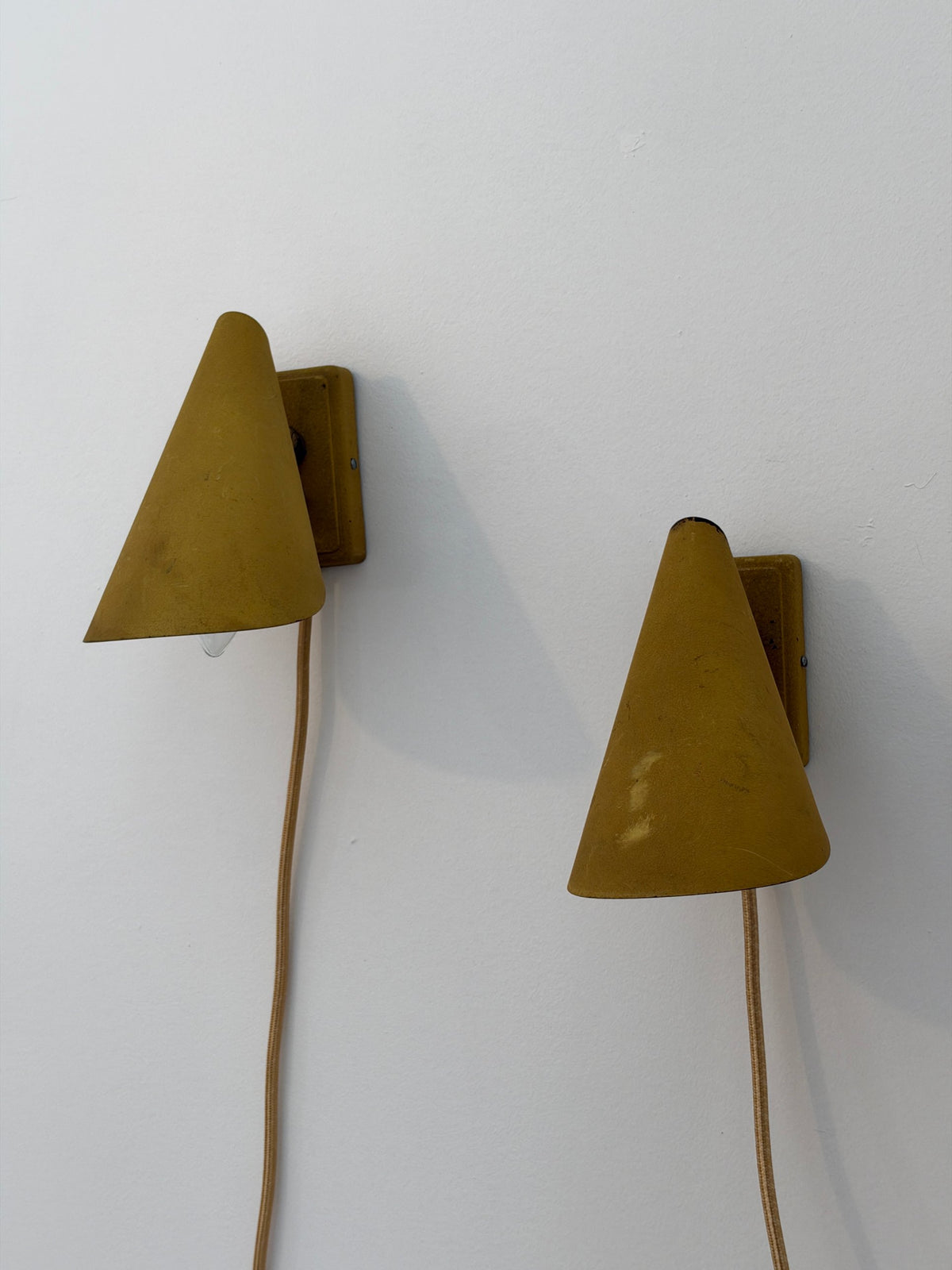 Pair of 1950s Swedish Wall Sconces by EWÅ Värnamo