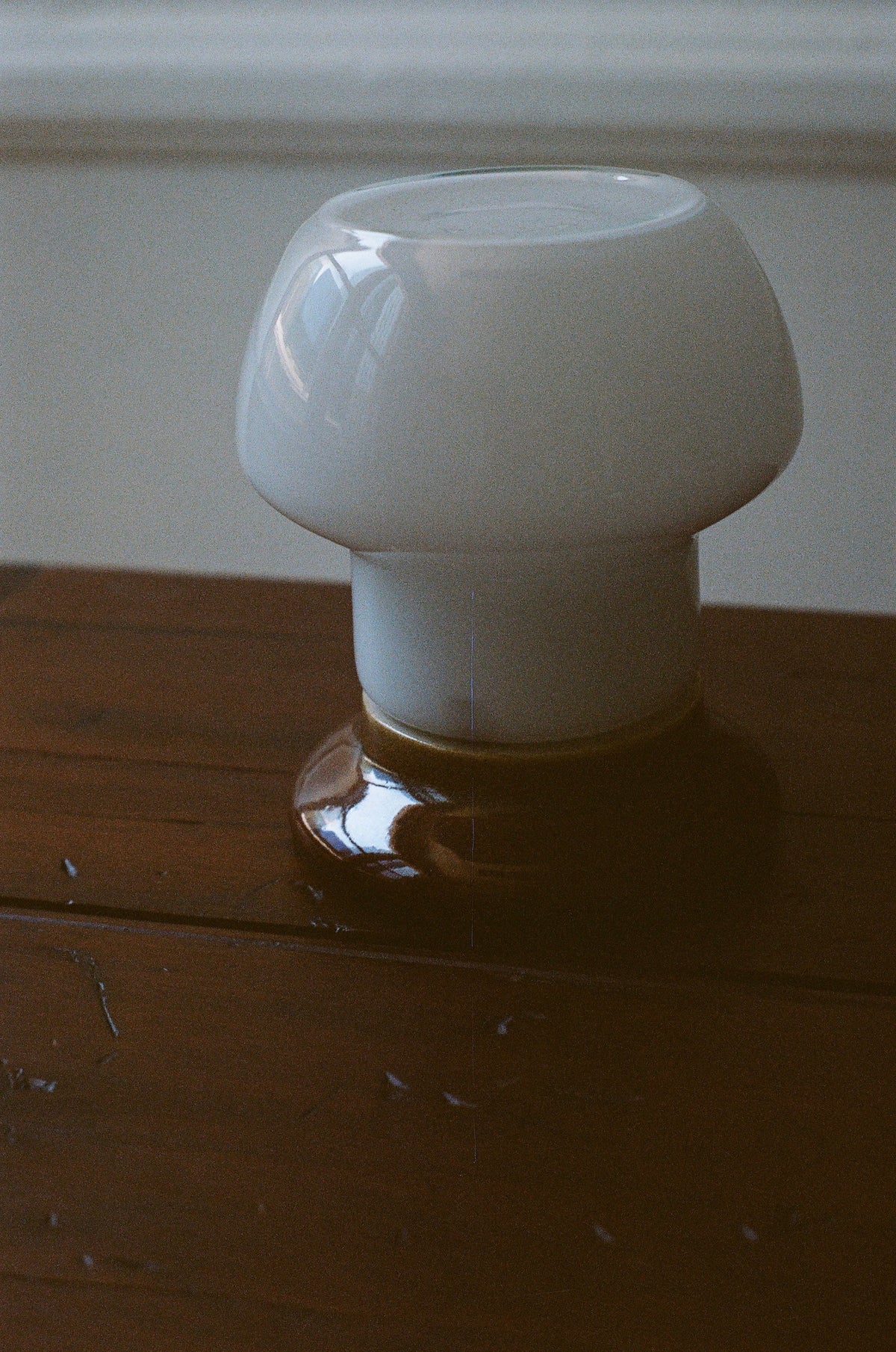 1960s Ivan Jakes Glass & Ceramic Table Lamps - a Pair