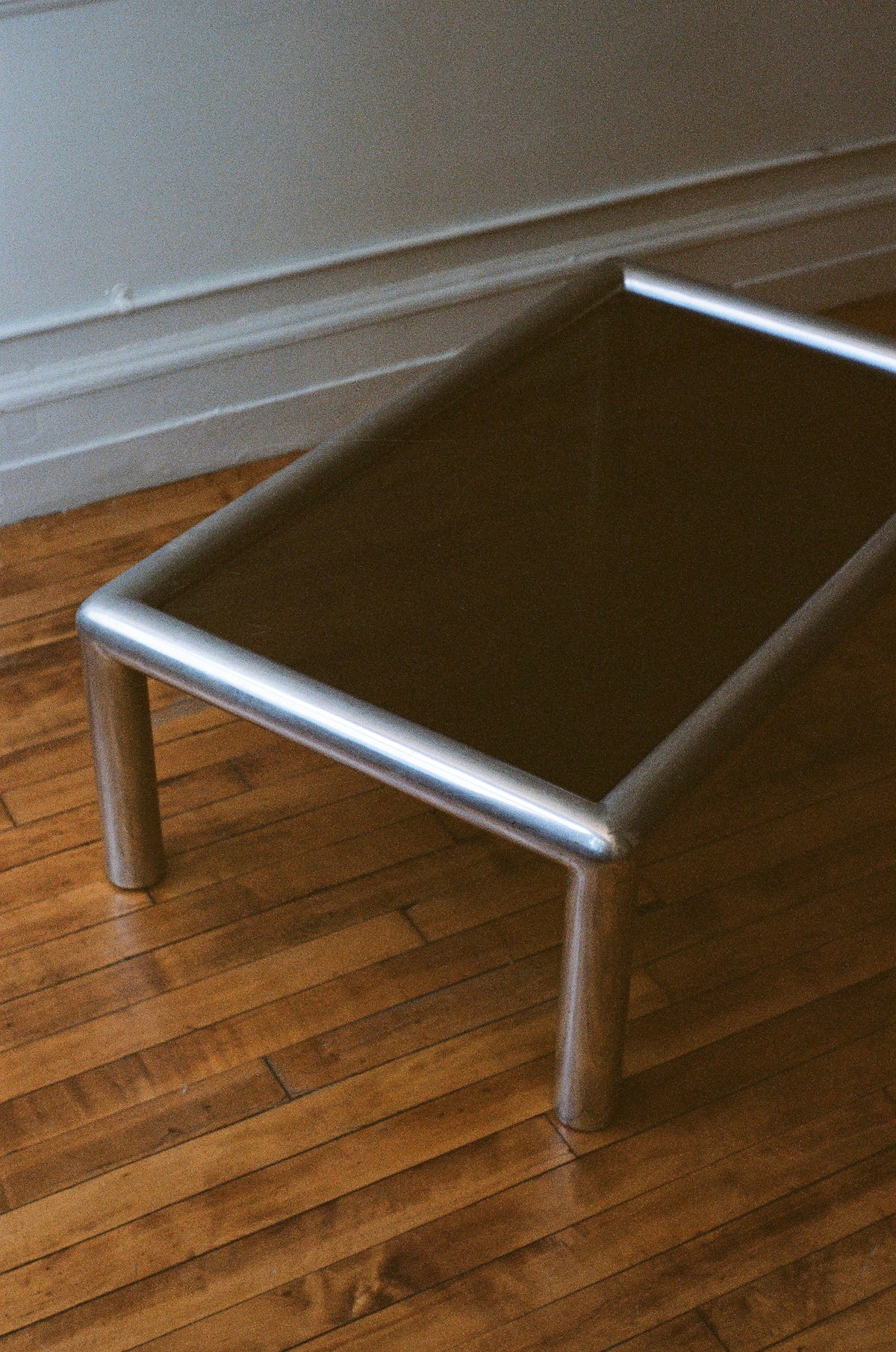 John Mascheroni “Tubo” Aluminum Coffee Table, Circa 1967