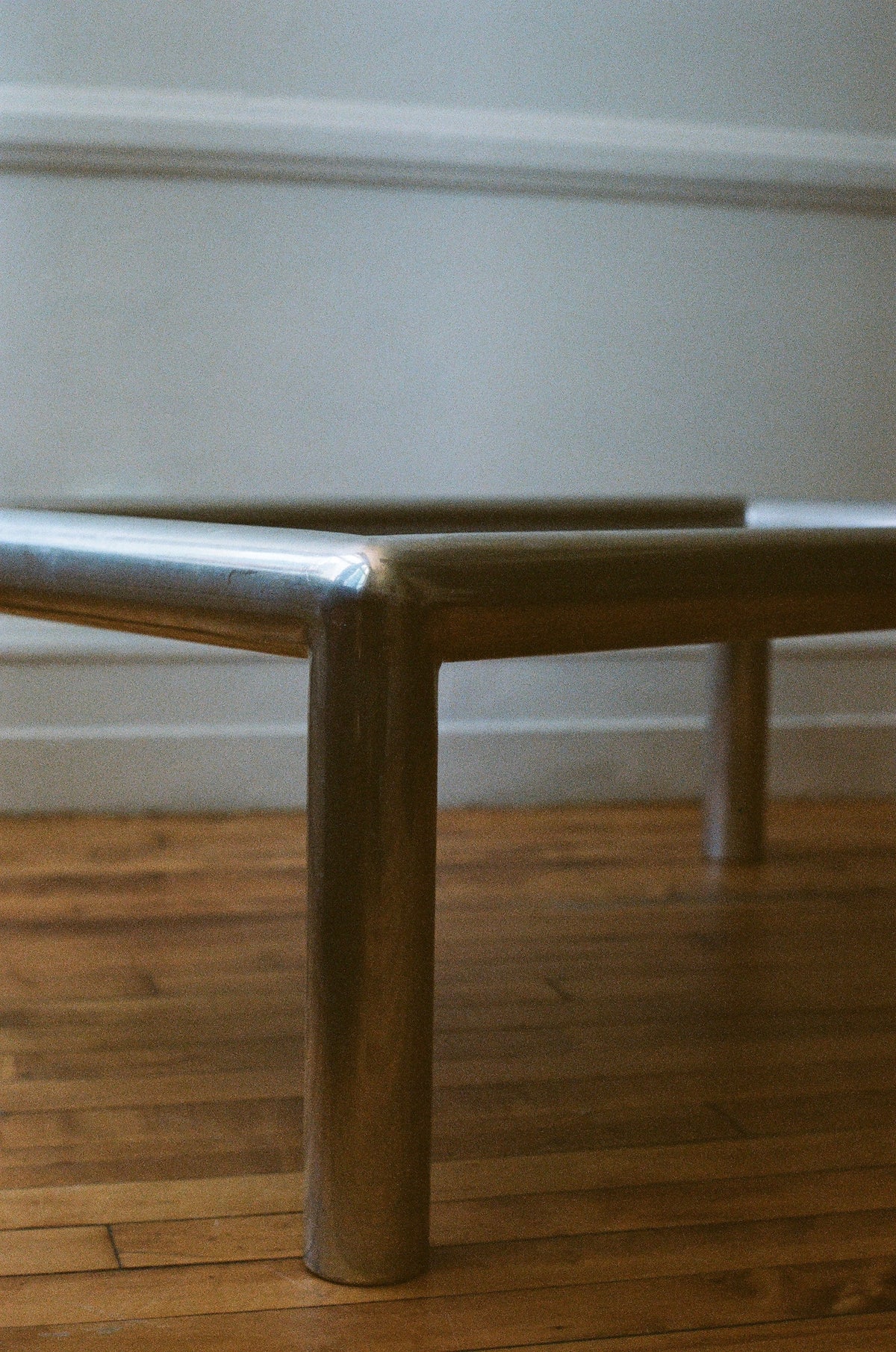 John Mascheroni “Tubo” Aluminum Coffee Table, Circa 1967