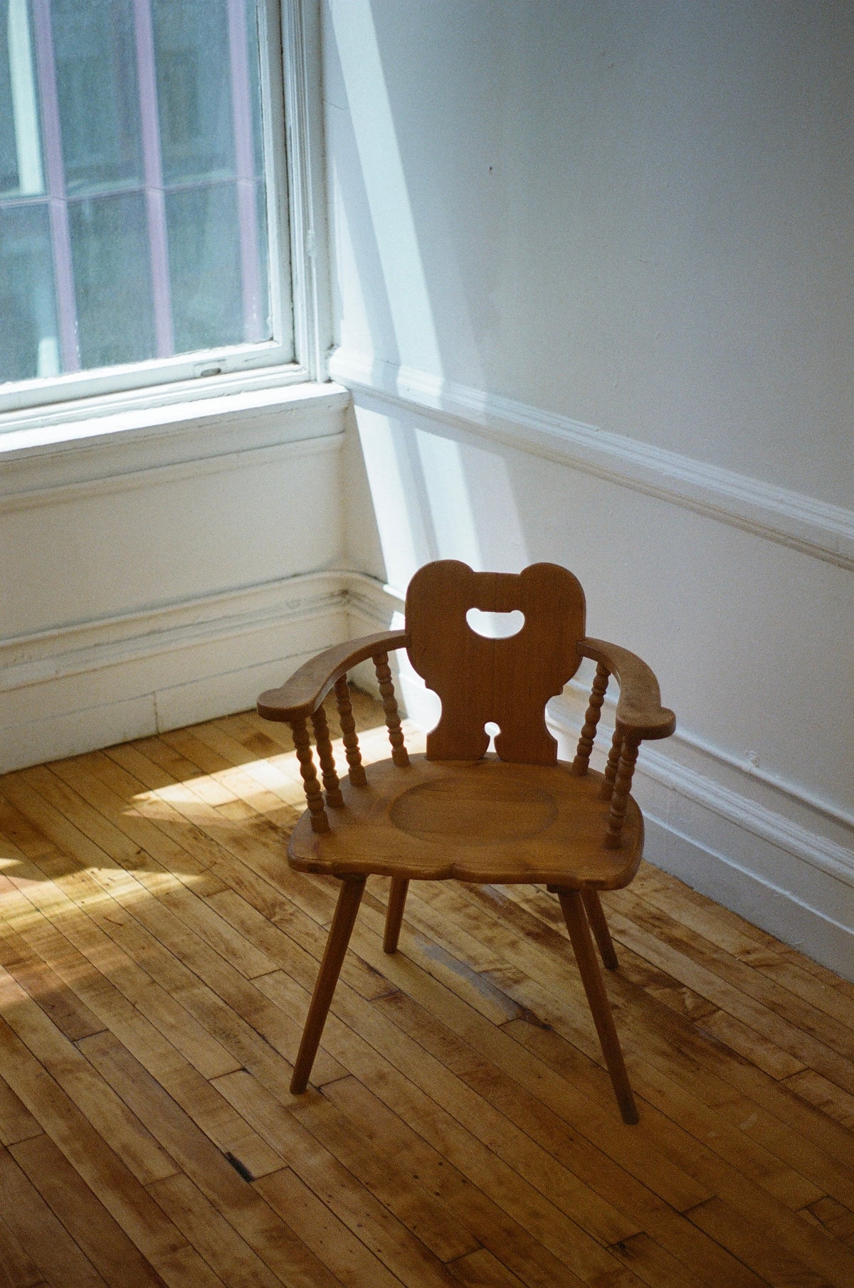 Mid 19th Century Swiss Pine Farm House Armchair