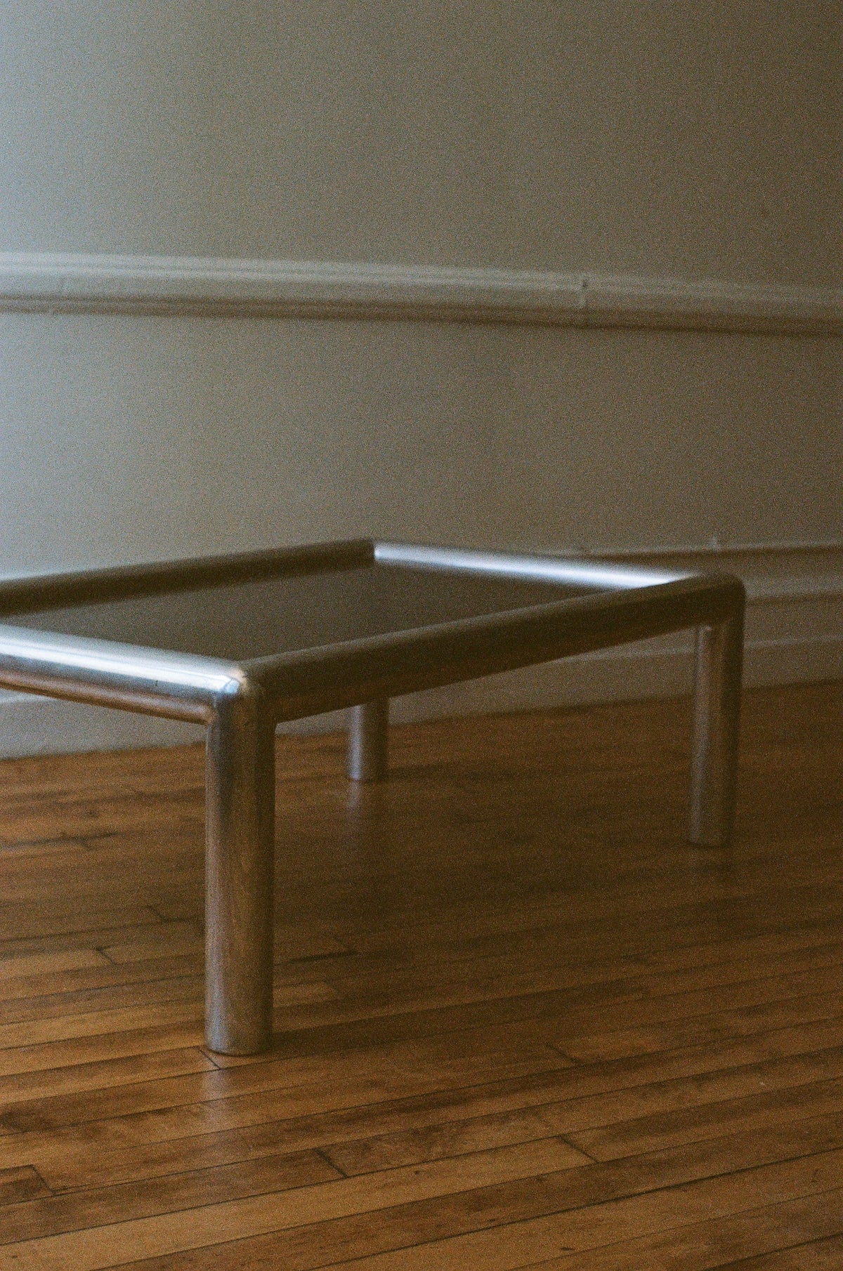 John Mascheroni “Tubo” Aluminum Coffee Table, Circa 1967