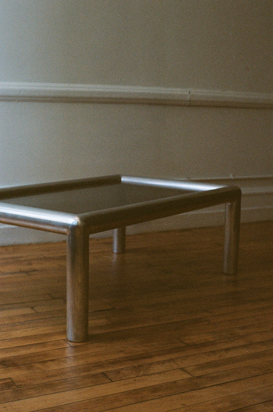 John Mascheroni “Tubo” Aluminum Coffee Table, Circa 1967