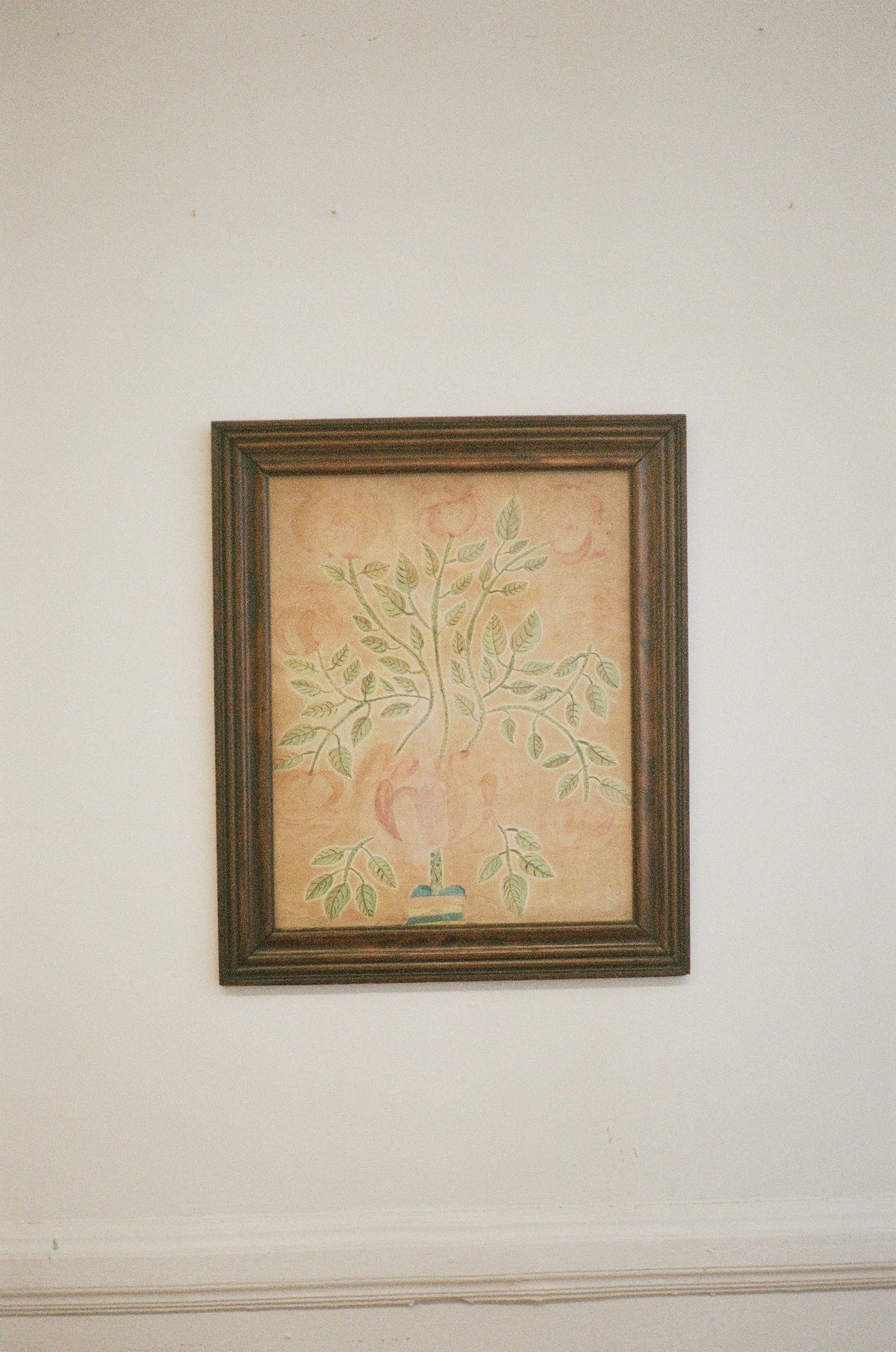 Peonies Watercolor, Early 19th Century