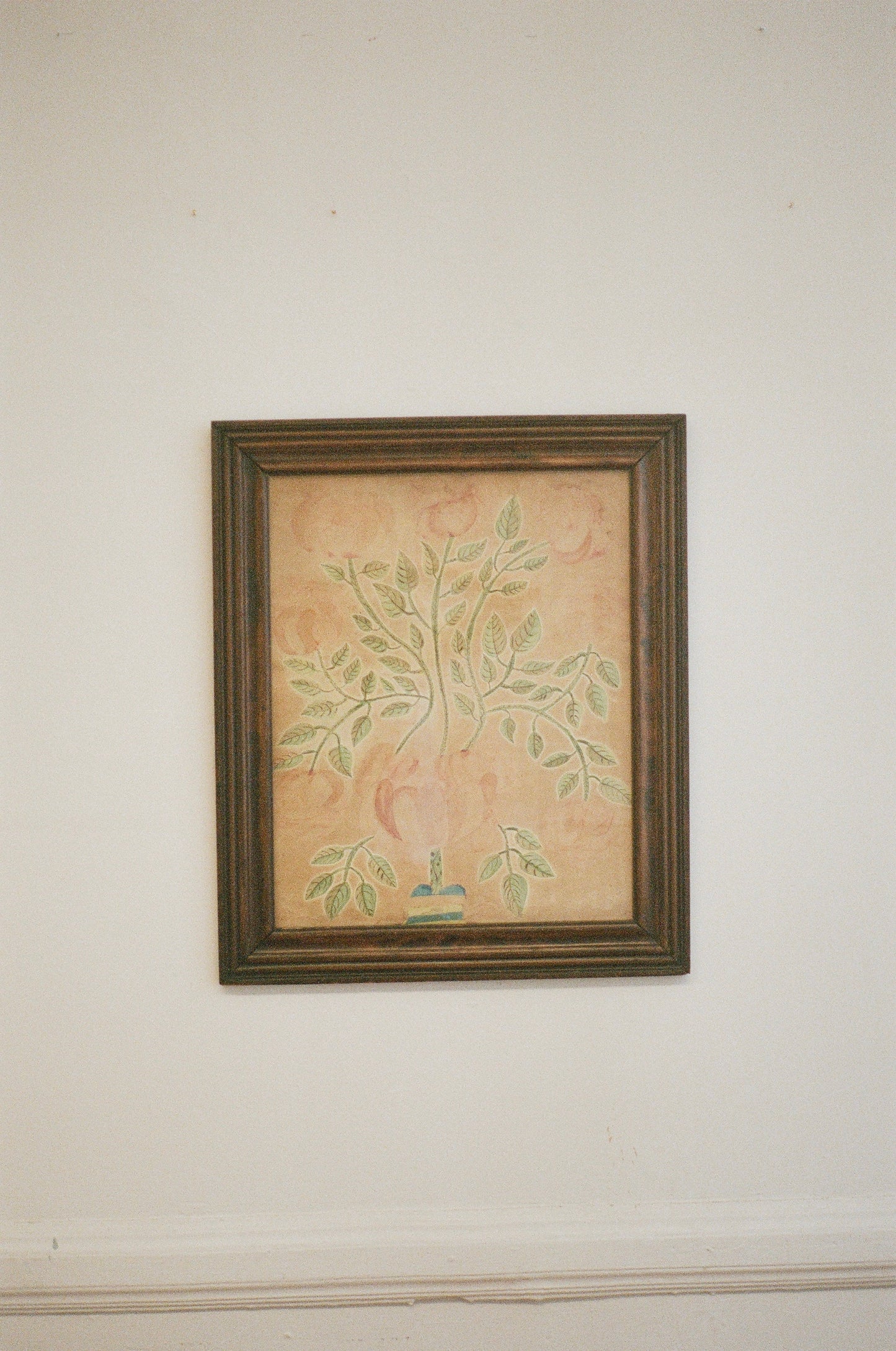 Peonies Watercolor, Early 19th Century