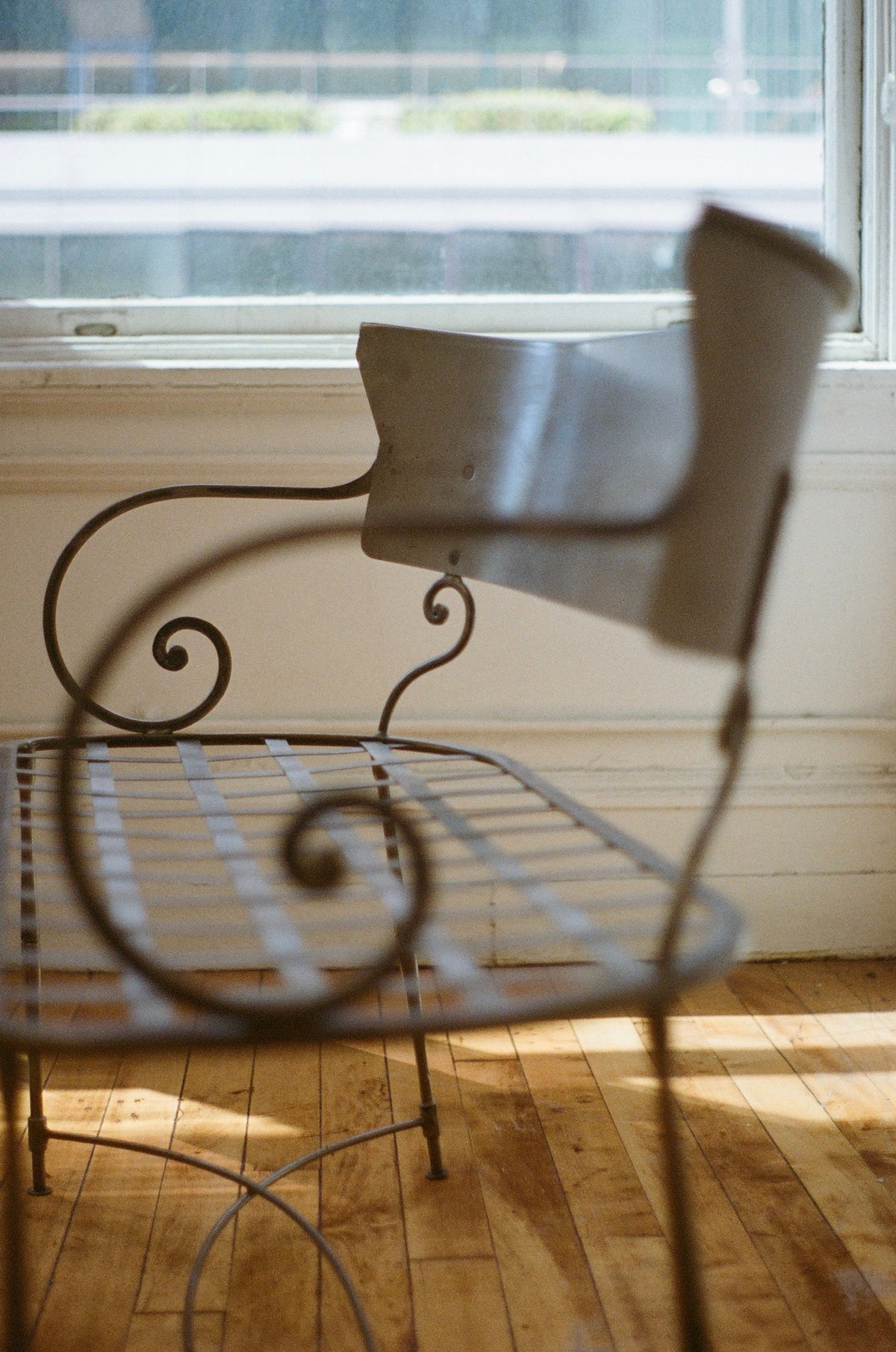 Galvanized Steel Window Bench