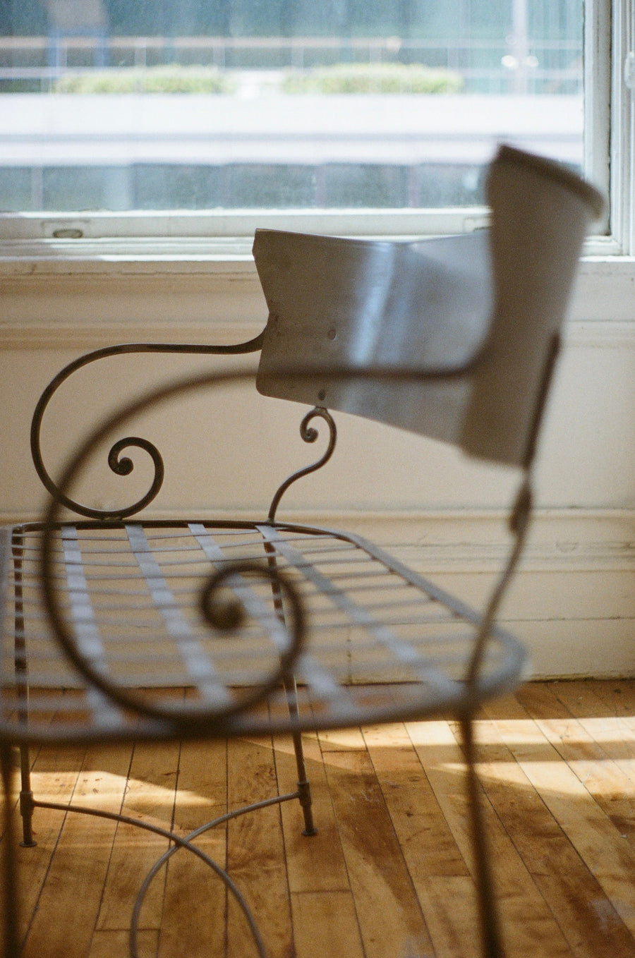 Galvanized Steel Window Bench