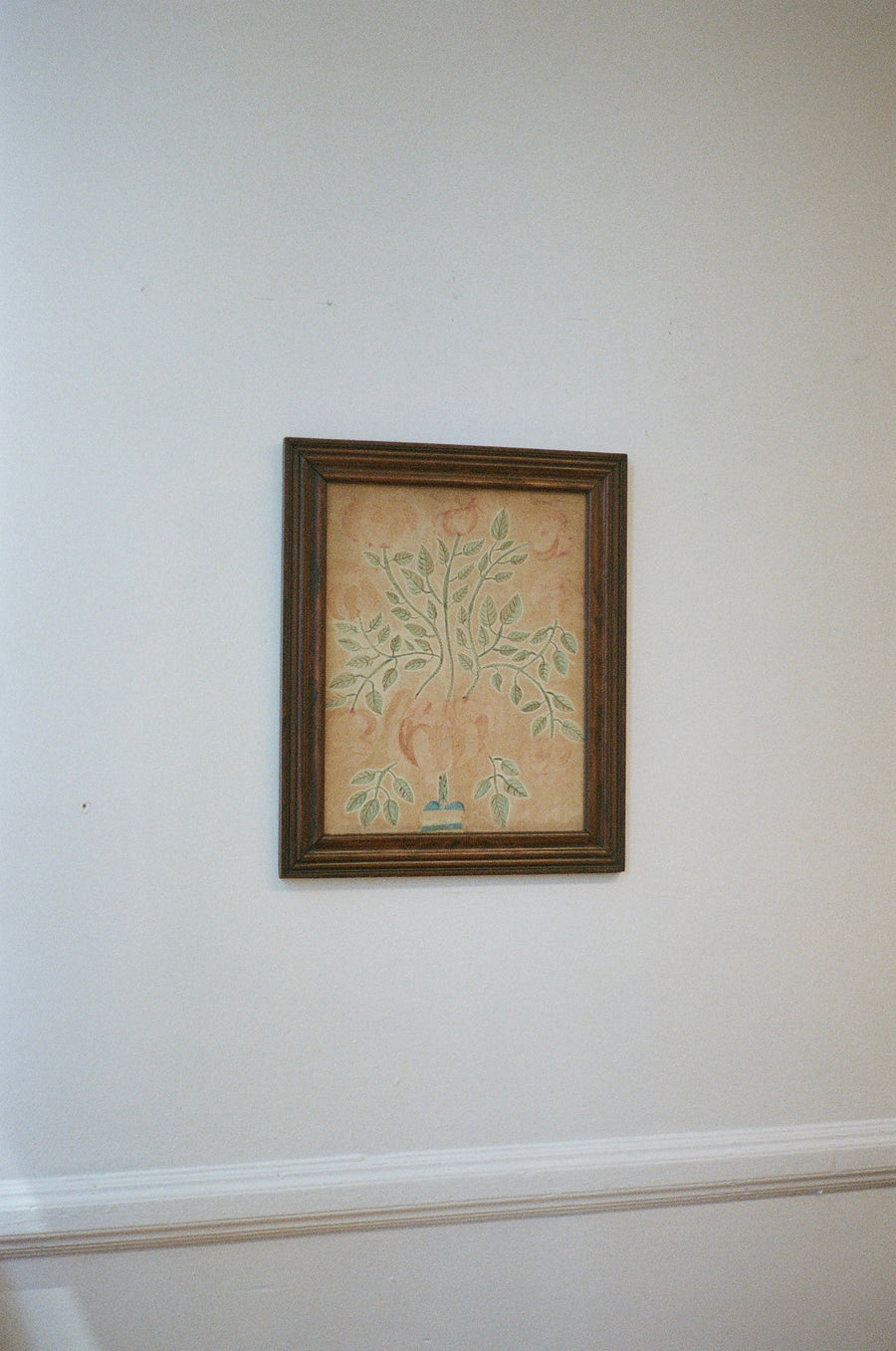 Peonies Watercolor, Early 19th Century